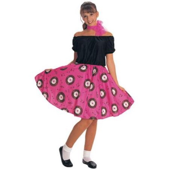 Rubie's Dresses & Skirts - 💐50s Sock Hop Rock and Roll Doo Wop Costume Sz Sm